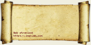 Anđelija Šerbedžija vizit kartica